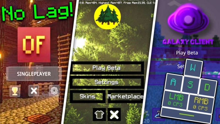 Top 5 Clients For MCPE 1.19 (FPS BOOST) - Minecraft Bedrock Edition