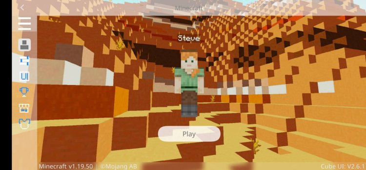 Cube UI V2.6.1 Client For MCPE 1.19!