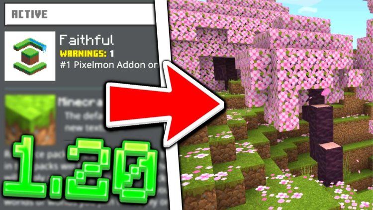 Faithful Texture Pack For Minecraft Bedrock 1.20!