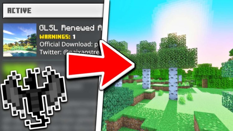 GLSL Render Dragon Shaders For Minecraft Bedrock 1.20!