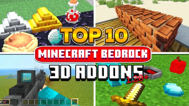 Top 10 3D Addons For Minecraft Bedrock 1.20!
