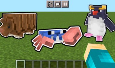 Minecraft Live Mob Vote Mobs Addon - Crab, Armadillo, Penguin