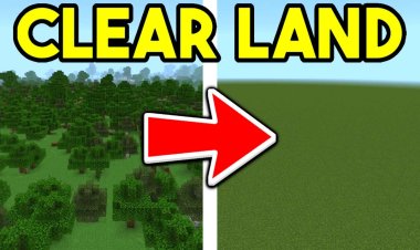 How To Clear Land Fast In Minecraft Bedrock!