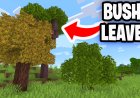 Bushy Leaves Texture for Minecraft Bedrock: Transform Your World with Lush Foliage!