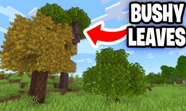 Bushy Leaves Texture for Minecraft Bedrock: Transform Your World with Lush Foliage!