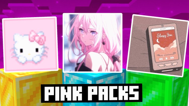 Top 5 Pink PvP Texture Packs For Minecraft Bedrock 26.1 Tiny Takeover! (FPS Boost)