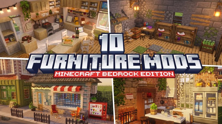 10 Best Furniture Addon for Minecraft Bedrock/PE (26.x)